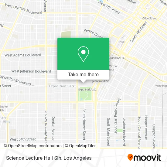 Science Lecture Hall Slh map