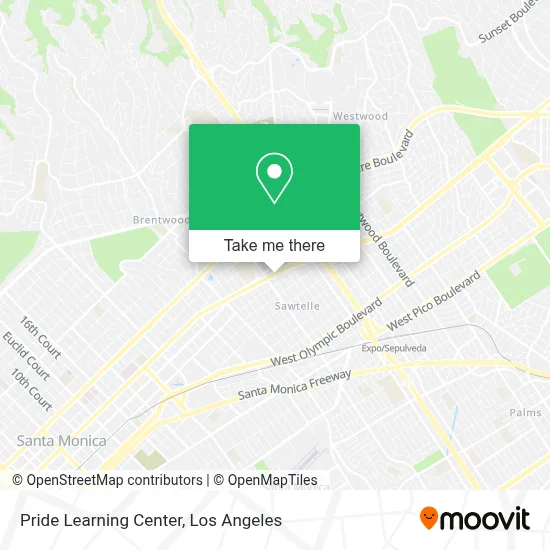 Pride Learning Center map
