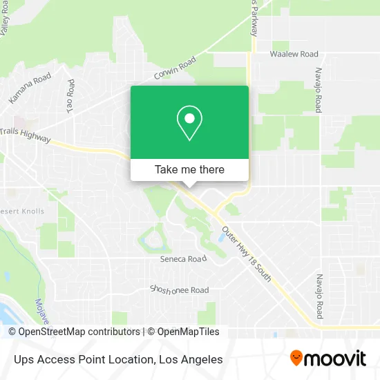 Ups Access Point Location map