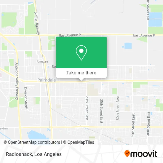 Radioshack map
