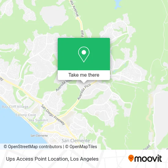 Ups Access Point Location map