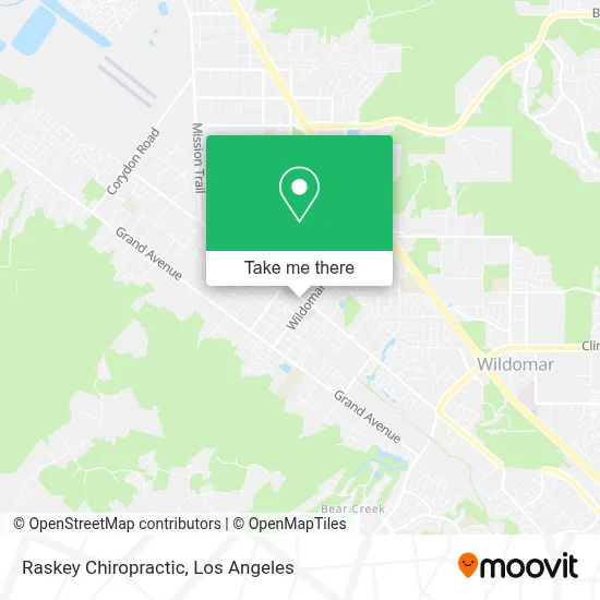 Raskey Chiropractic map