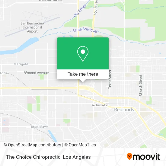 The Choice Chiropractic map