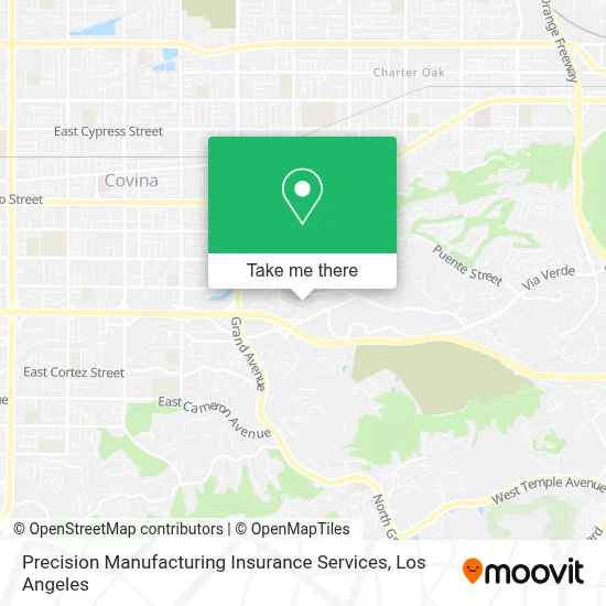 Precision Manufacturing Insurance Services map