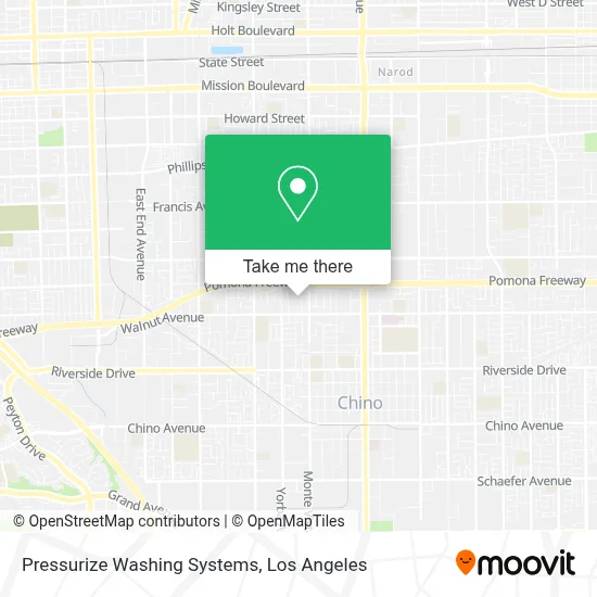 Pressurize Washing Systems map