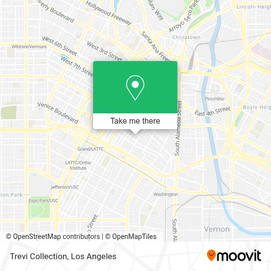 Trevi Collection map