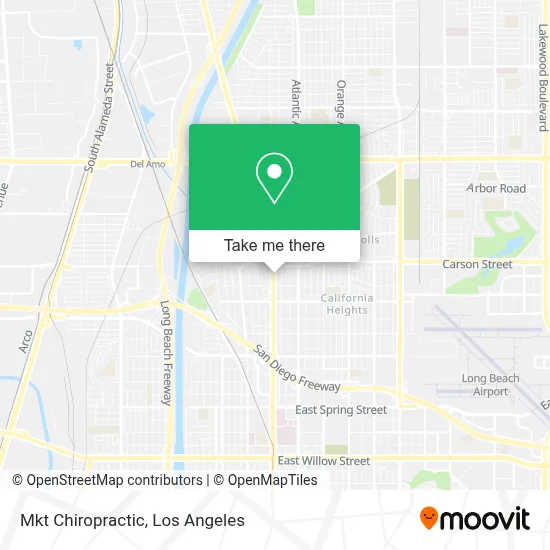 Mkt Chiropractic map
