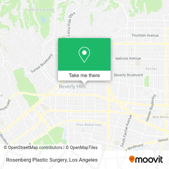 Rosenberg Plastic Surgery map