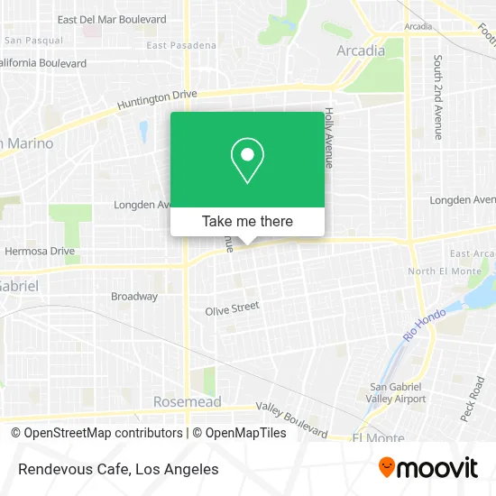 Rendevous Cafe map