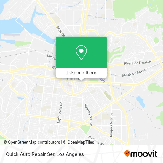 Quick Auto Repair Ser map