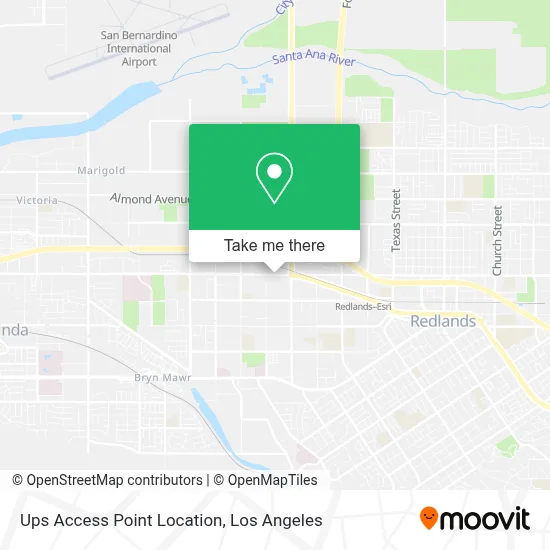 Ups Access Point Location map