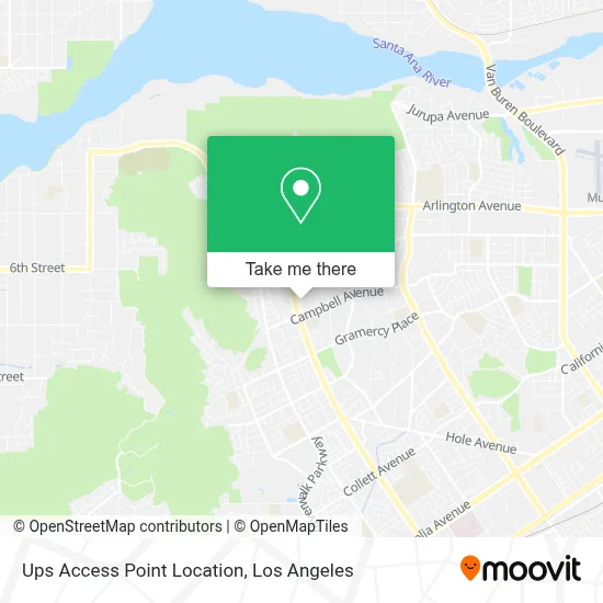 Ups Access Point Location map