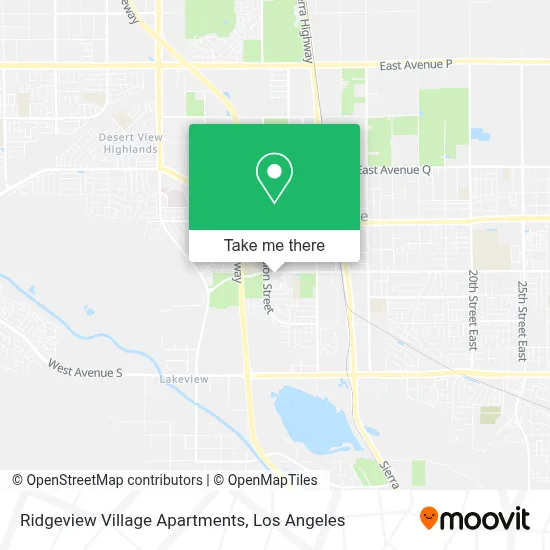 Ridgeview Village Apartments map