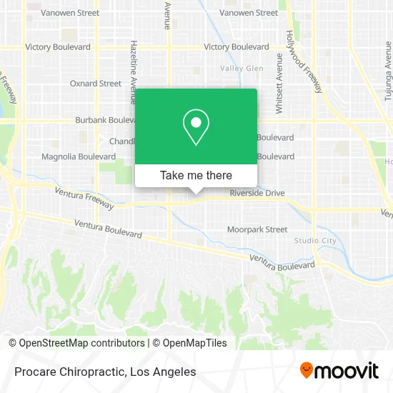Procare Chiropractic map