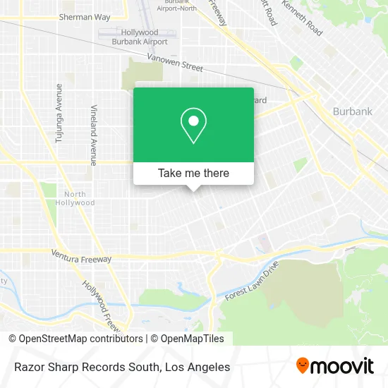 Razor Sharp Records South map