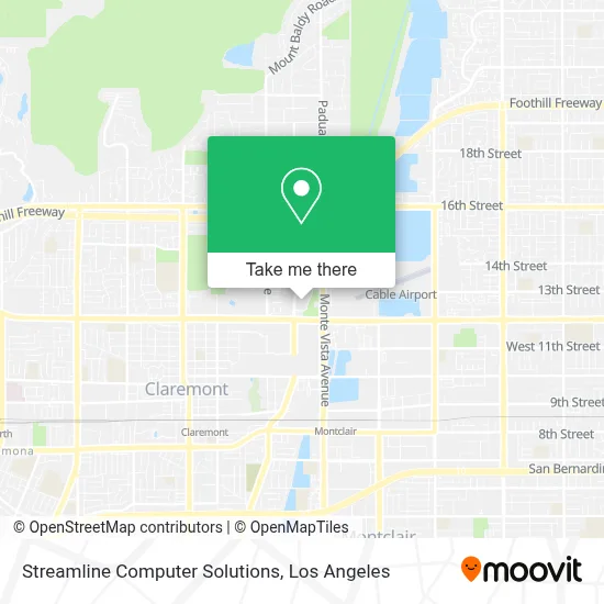 Streamline Computer Solutions map