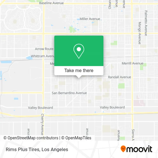 Rims Plus Tires map