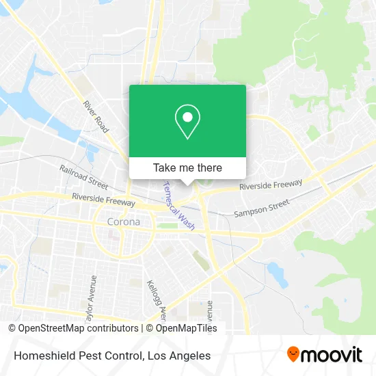 Homeshield Pest Control map