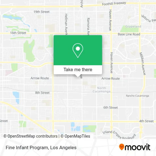 Fine Infant Program map
