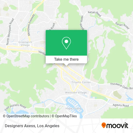 Designers Axess map