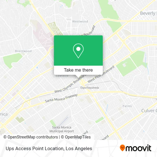 Ups Access Point Location map