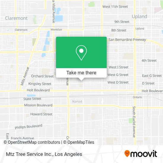 Mtz Tree Service Inc. map