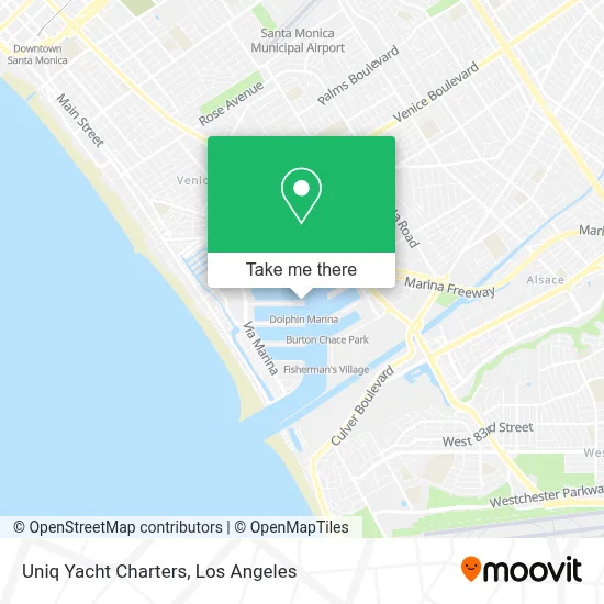 Uniq Yacht Charters map
