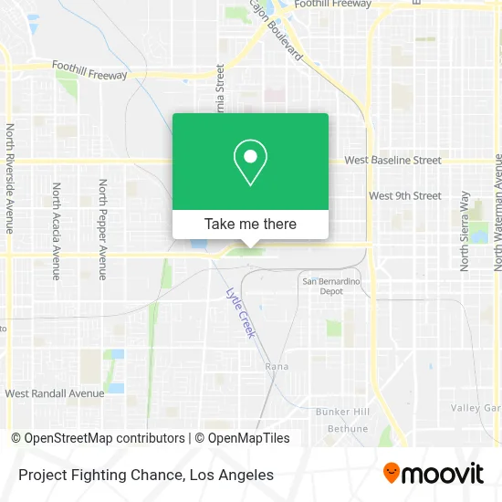 Project Fighting Chance map