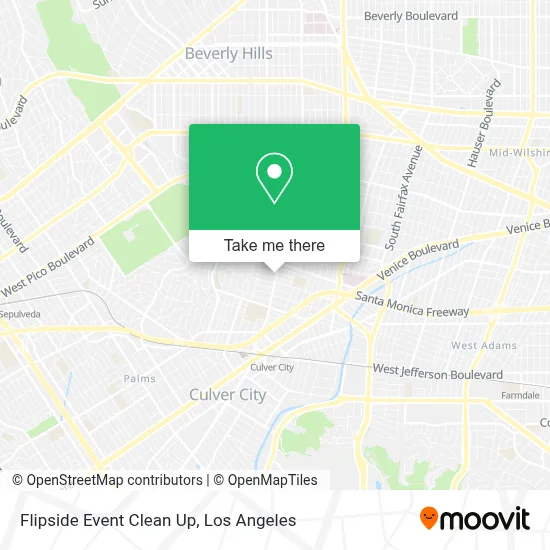 Flipside Event Clean Up map