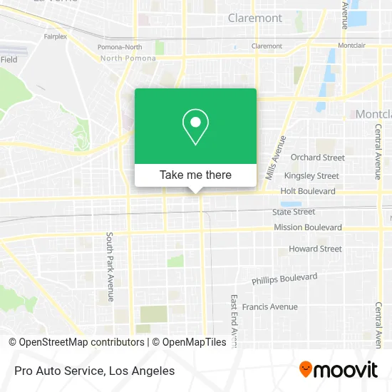 Pro Auto Service map