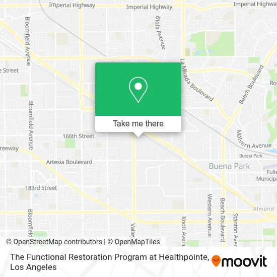 The Functional Restoration Program at Healthpointe map