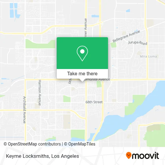 Keyme Locksmiths map