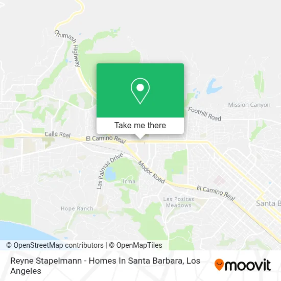 Reyne Stapelmann - Homes In Santa Barbara map