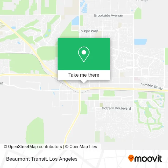 Beaumont Transit map