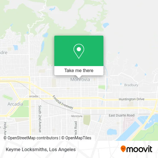 Keyme Locksmiths map