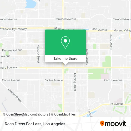 Ross Dress For Less map