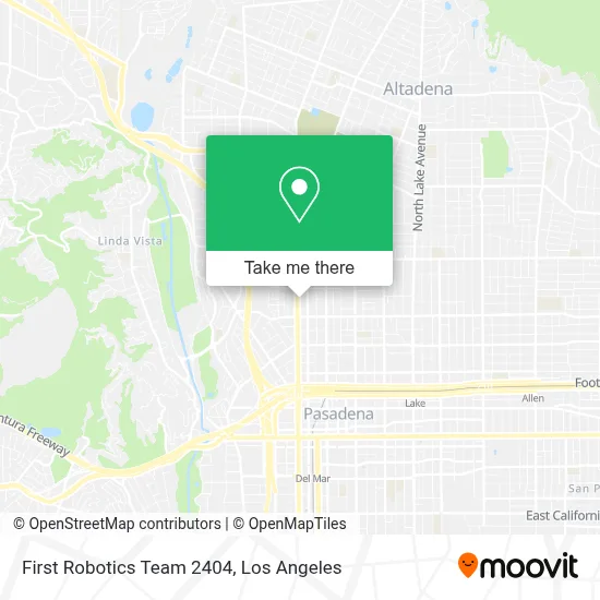 First Robotics Team 2404 map