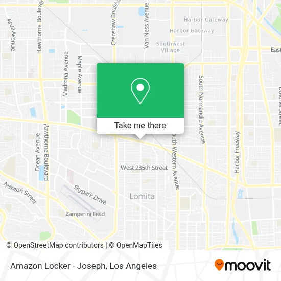 Amazon Locker - Joseph map