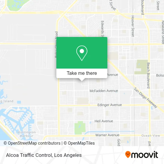 Alcoa Traffic Control map