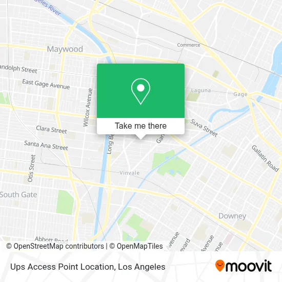 Ups Access Point Location map