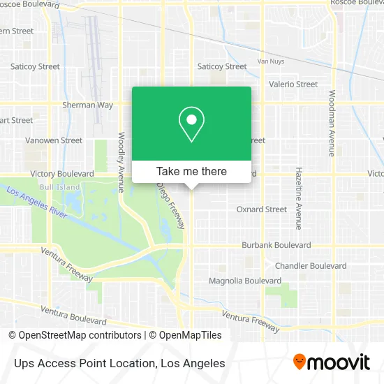 Ups Access Point Location map