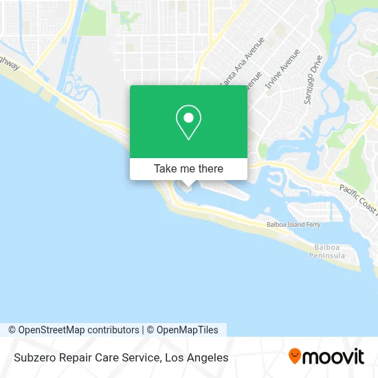 Subzero Repair Care Service map