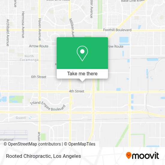 Rooted Chiropractic map