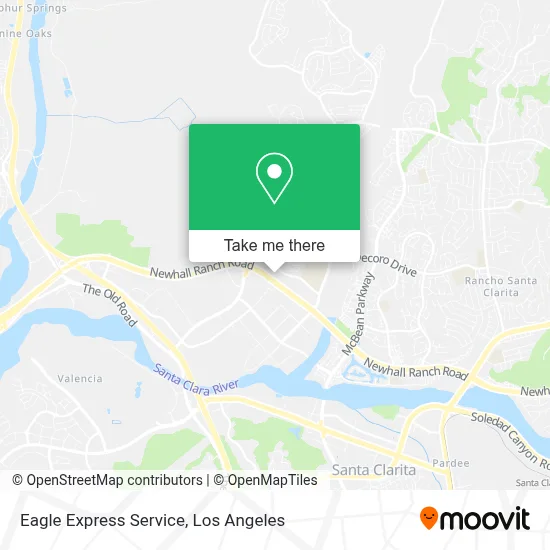 Eagle Express Service map