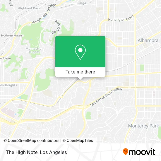The High Note map