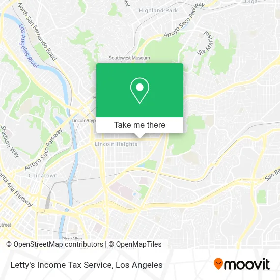 Letty's Income Tax Service map