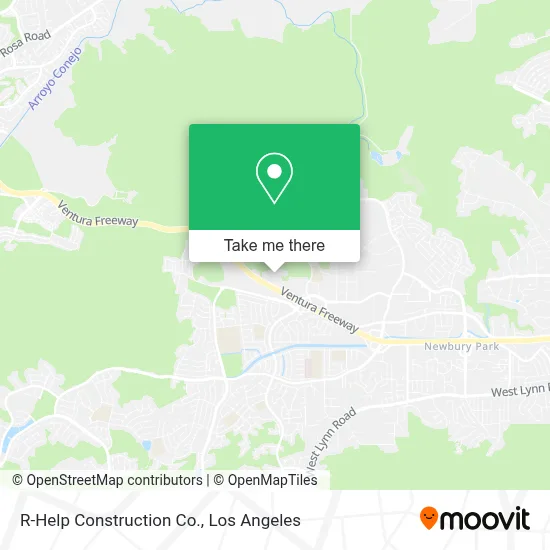 R-Help Construction Co. map