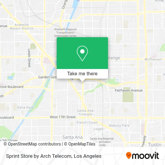Sprint Store by Arch Telecom map