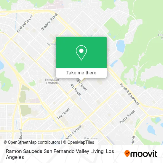 Ramon Sauceda San Fernando Valley Living map