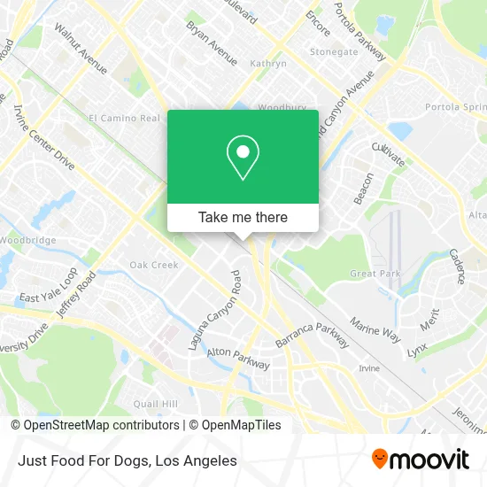 Just Food For Dogs map